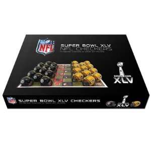 NFL Pittsburgh Steelers vs Green Bay Packers Dueling Checkers Set 