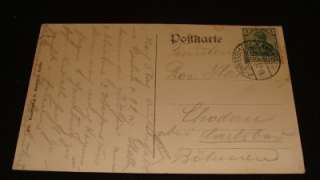   Postcard Ostseebad Ahlbeck Bewegte See cancelled Ahlbeck  