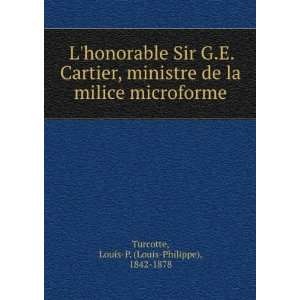   microforme Louis P. (Louis Philippe), 1842 1878 Turcotte Books