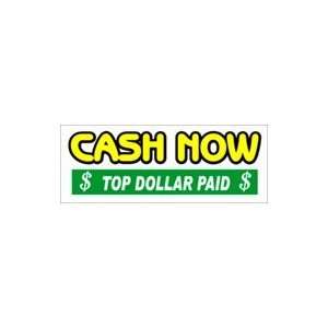  Cash Now Top Dollar Paid Header Set for Sidewalk Sign 