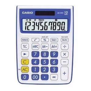 CASIO INC., CASI MS10VC BE S IH Basic Calculator Blue 