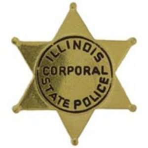  Illinois State Police Corporal Badge Pin 1 Arts, Crafts 