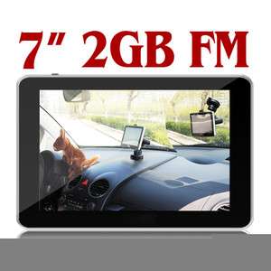 New 7 inch Car GPS Navigator FM + Music+ Video+ Calculator Touch 
