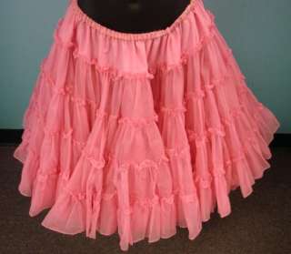 Layer Pink Petticoat Square Dance Clothing Plus Sz  