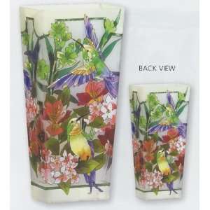  Hummingbird & Lilies   Vase by Joan Baker