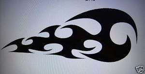 MOTORCYCLE GAS TANK FLAME #GT10 DECAL GRAPHIC TRIBAL  