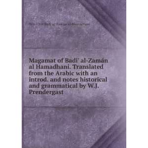   by W.J. Prendergast 969 1008 Badi al Zaman al Hamadhani Books