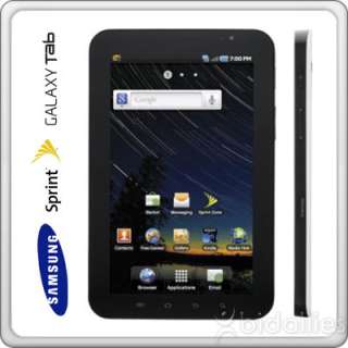   SPRINT SAMSUNG GALAXY 16GB ANDROID MULTI TOUCH WIFI GPS CAMERA TABLET
