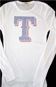   Rangers Bling Jersey LONG SLEEVE SPRING TRAINING CLEARANCE SALE  