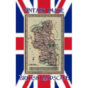   British Landscape Dartons Map of Buckinghamshire