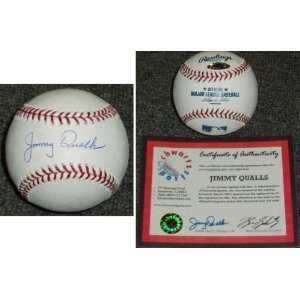  Jimmy Qualls Signed MLB Baseball