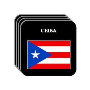  Puerto Rico   CEIBA Set of 4 Mini Mousepad Coasters 