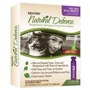   Natural Flea and Tick Squeeze On for Cats and Kittens