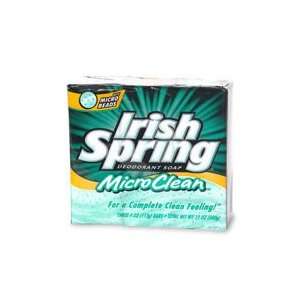  Irish Spring Deodorant Soap, Micro Clean, 4 oz 3 ea 