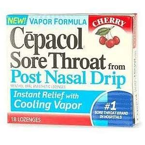 Cepacol Lozenges Post Nasal Drip Cherry 18
