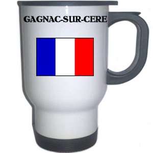  France   GAGNAC SUR CERE White Stainless Steel Mug 