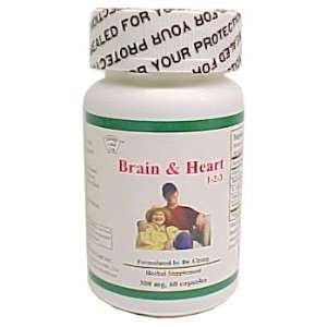  Brain & Heart 1 2 3, Chinese Herbal Remedy, 60 Capsules 
