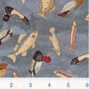  45 Wide Duck Pond Fabric By The Yard Arts, Crafts 