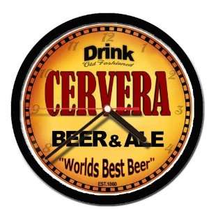  CERVERA beer and ale cerveza wall clock 