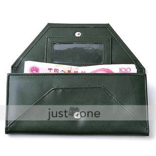 Leather Purse Cash Coins Cards Slots Holder Bag Wallet  