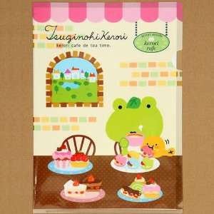  Kerori frog A4 plastic file folder cupcakes macaroons 