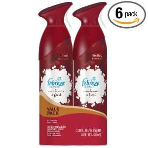 febreze Air Effects Air Refresher, Cranberry and Frost, 19 