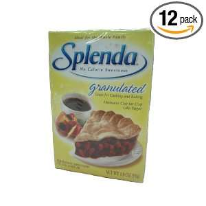 Splenda Sweetener Granulated, 1.9 Ounce Boxes (Pack of 12)  