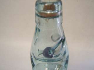 Vintage J. Roberts Castleford Codds Patented Bottle Green Glass (rw 