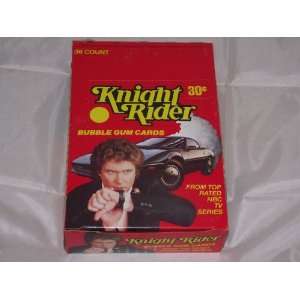   Knight Rider Vintage (1982) Full Trading Card Box 36 Wax Packs Toys