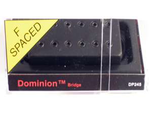 DiMarzio F spaced Dominion Bridge Humbucker W/Black Cover DP 245 