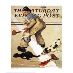  Norman Rockwell   Spilled Paint Giclee