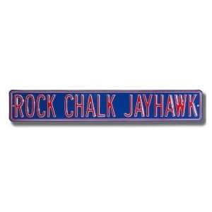  ROCK CHALK JAYHAWK Street Sign