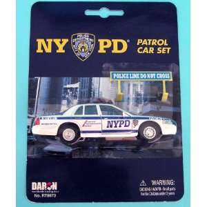  NYPD Police Car & Barricade Set Toys & Games