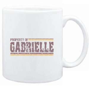  Mug White  Property of Gabrielle   Vintage  Female Names 