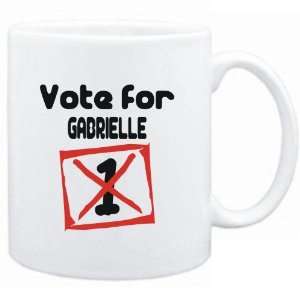  Mug White  Vote for Gabrielle  Female Names Sports 