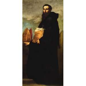   (José de Ribera)   24 x 50 inches   St. Agustin