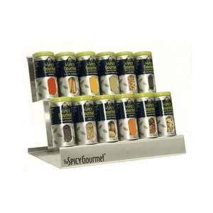 The Spicy Gourmet Counter Top Spice Rack & Spice Set (The Spicy 