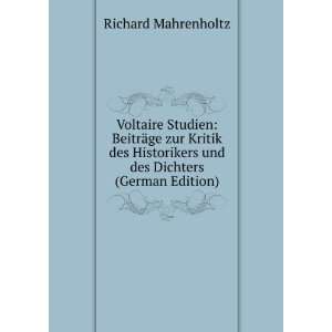   und des Dichters (German Edition) Richard Mahrenholtz Books