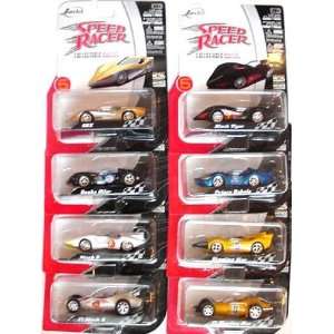  Speed Racer Die cast 155 Scale Set of 8 Jada Toys 