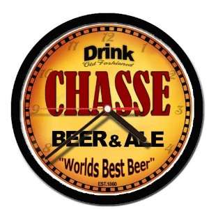  CHASSE beer and ale cerveza wall clock 