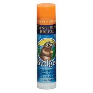  Badger Tangerine Breeze Lip Balm Stick Organic Other Skin 