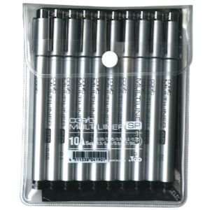  BLACK MULTILINER SP 10PC SET Drafting, Engineering, Art 