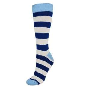 Custom Sock Source Blue Striped Knee High CrossFit Socks  