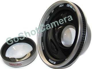 WIDE ANGLE FISHEYE LENS 37mm .38X FOR Sony HDR HC7  