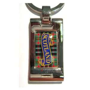  Scotland Tartan Pinch Metal Keyring scottish souvenir 