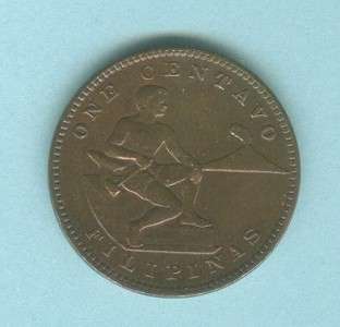 PHILIPPINES ONE CENTAVO 1928 M #274 SHIPS FREE IN US, $1.95 WORLDWIDE 