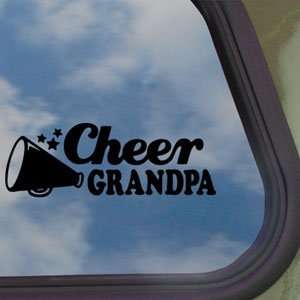  Cheer Grandpa Black Decal Car Truck Bumper Window Sticker 