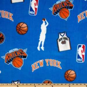   New York Knicks Toss Blue Fabric By The Yard Arts, Crafts & Sewing