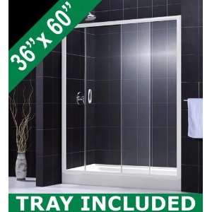  Shower Enclosure  INFINITY Glass Shower Door SHDR 1060726 60W x 
