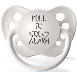  Expression Pacifier Pull to Sound Alarm  White 